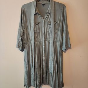 Torrid button down dress